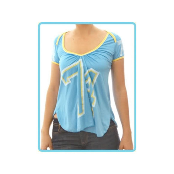 Rebel Yell Football Jersey Tee - Picture 6 of 6